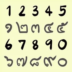 baan_paassaa_thai_numerals baan_paassaa_thai_numerals
